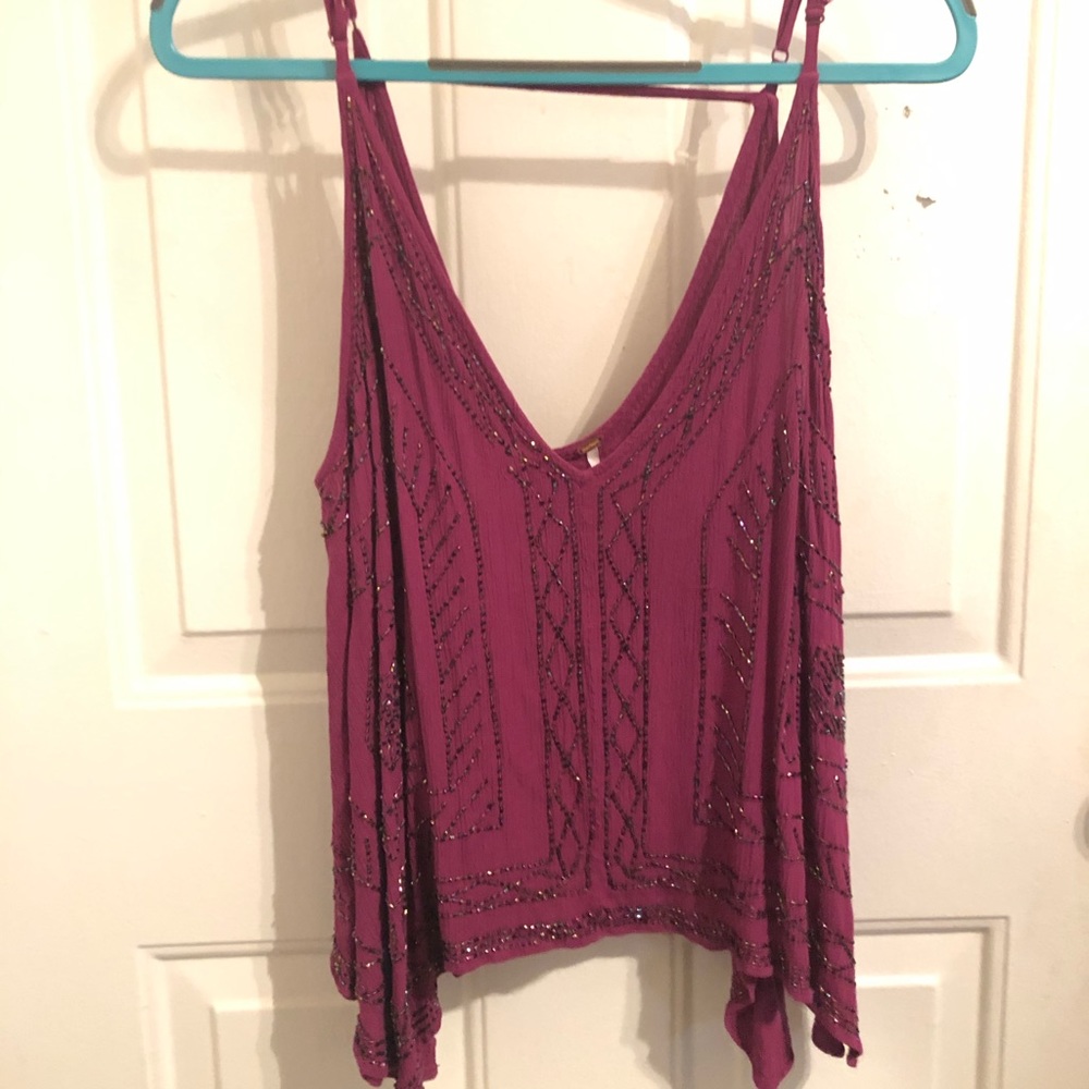 Free People beaded tank